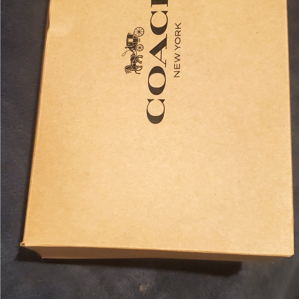 Coach Silver/Gold Wristlet Clutch - Picture 3 of 5